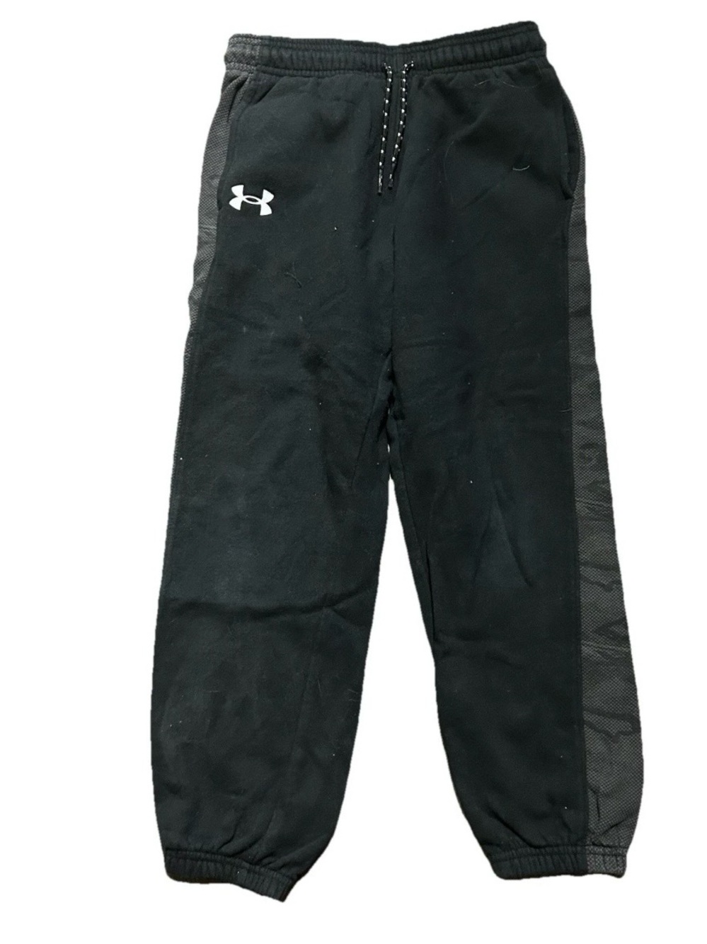 Boy’s Under Armour Black Fleece Sweatpants Size Medium